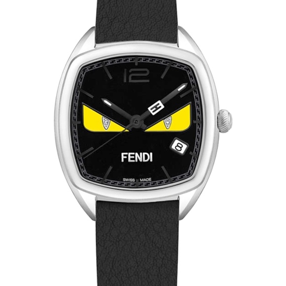Fendi Momento Bugs Cushion Black Watch / NEW